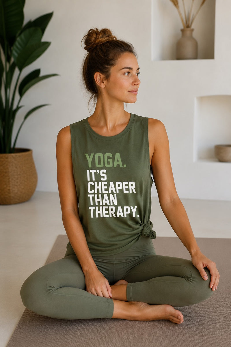 Yoga Therapy Women's Tank Top Green