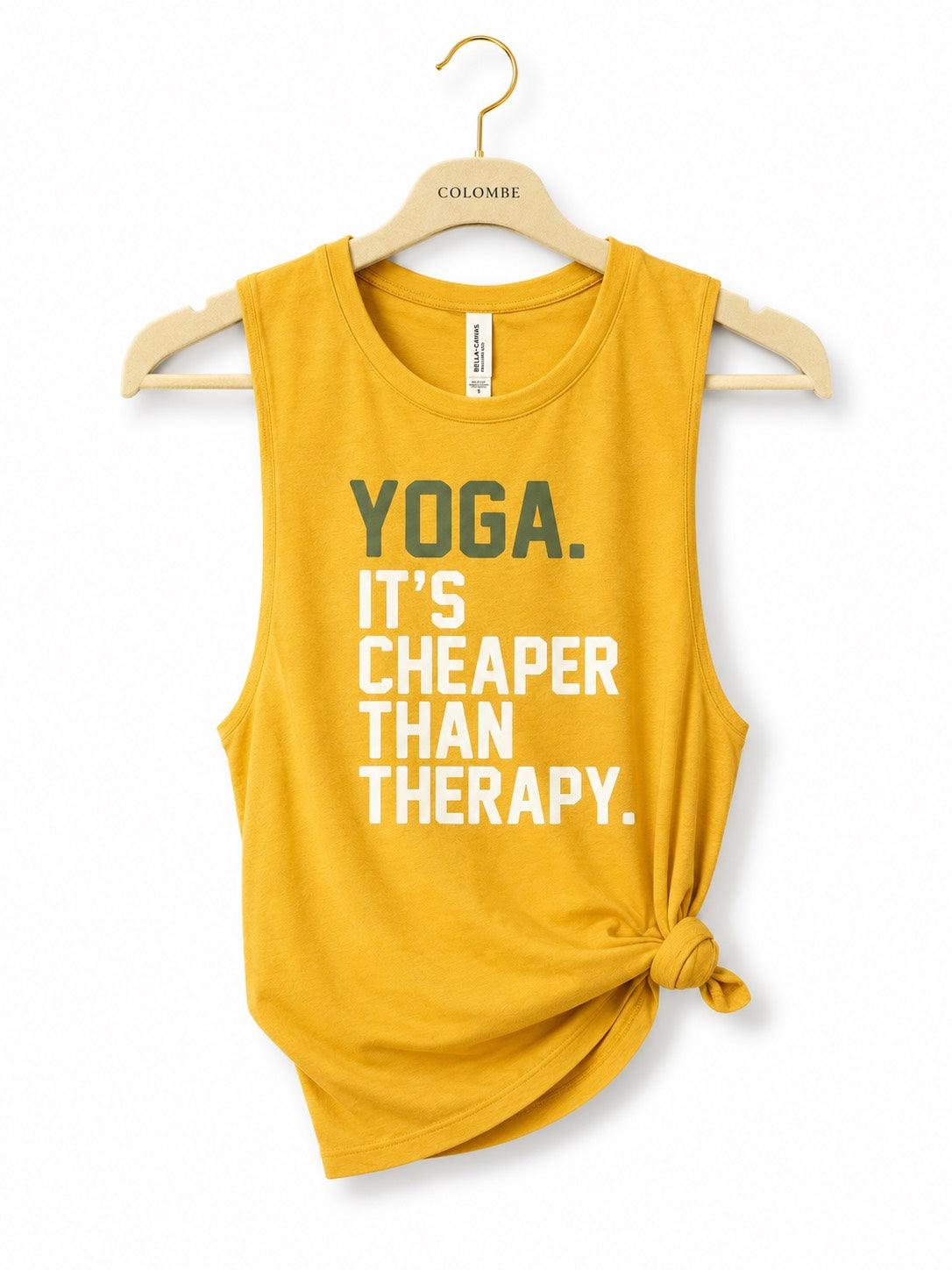 Yoga Therapy Women's Tank Top Yellow