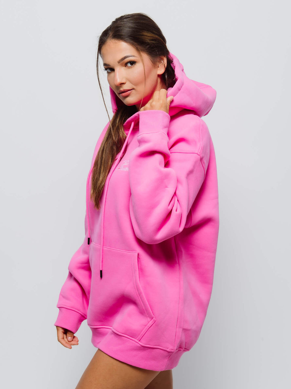 Pink Hoodie with logo