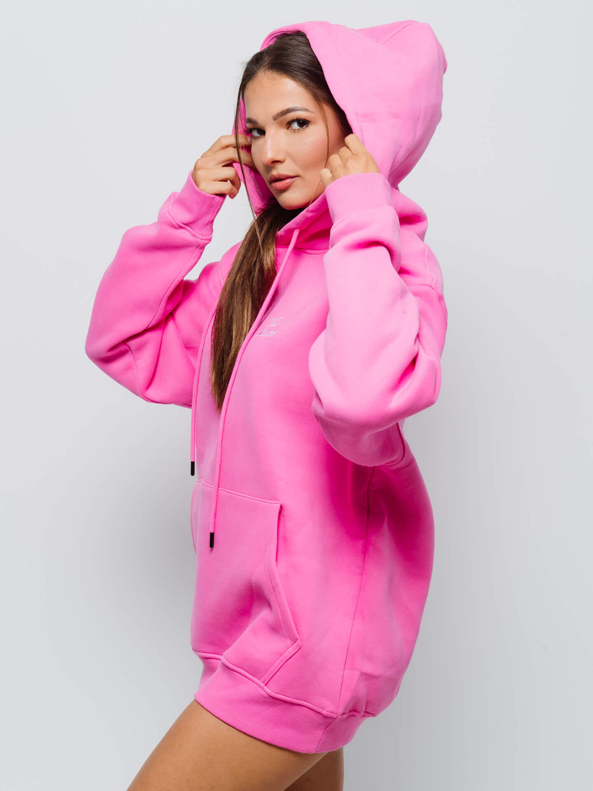 Pink Hoodie with logo