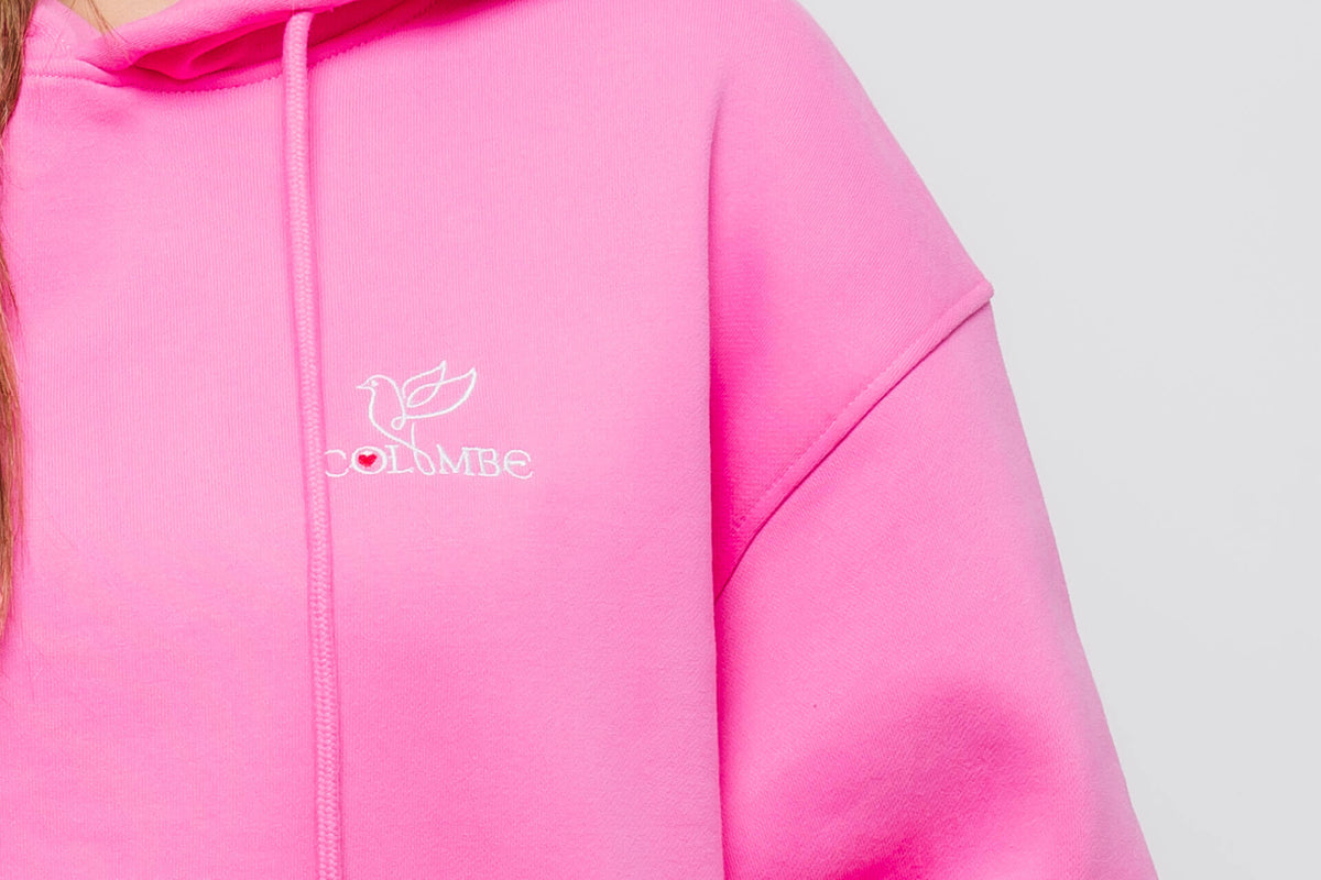 Pink Hoodie with logo